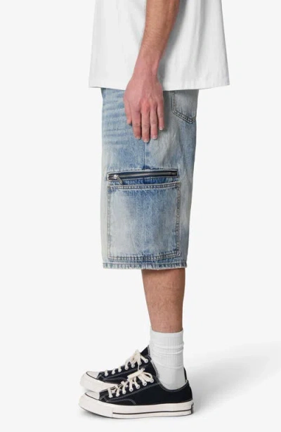 Mnml Zip Pocket Oversize Denim Shorts