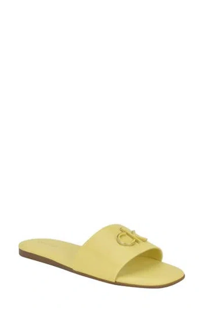 Calvin Klein Yancie Sandal In Yellow