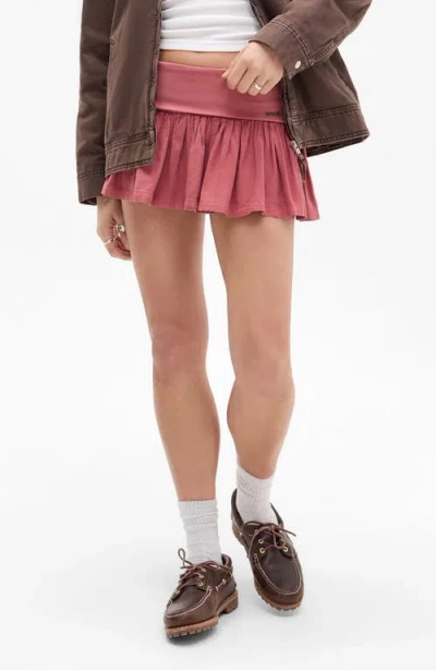 Bdg Urban Outfitters Byrdie Stretch Cotton Miniskort