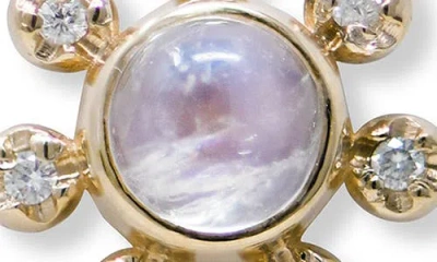 Anzie Dew Drop Étoile Semiprecious Stone & Diamond Stud Earrings