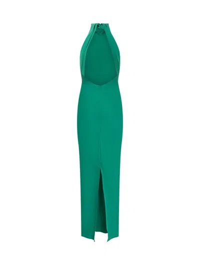 Actualee High-neck Open-back Dress