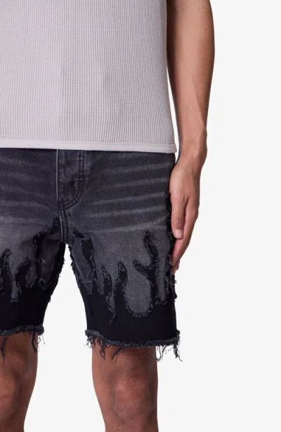 Mnml Flame Denim Shorts