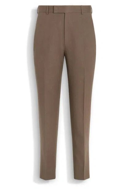 Zegna Men's Cotton And Linen Pants