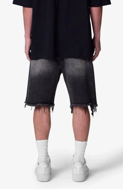 Mnml Distressed Spider Denim Shorts