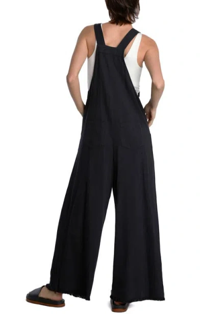 Billy T Claire Wide Leg Denim Overalls