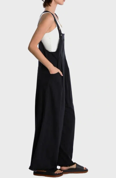 Billy T Claire Wide Leg Denim Overalls