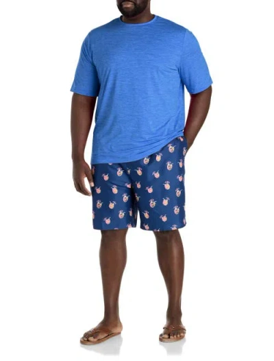 Harbor Bay By Dxl Big & Tall Marled Swim Top