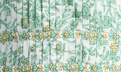 Poupette St Barth Ciao Print Pleated Cover-up Minidress