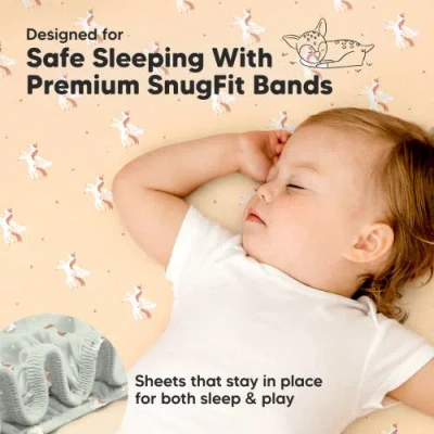 Keababies Isla Fitted Mini Crib Sheets