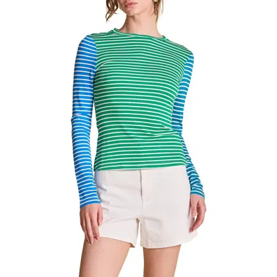 English Factory Colorblock Stripe Long Sleeve T-shirt In Multi