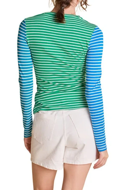 English Factory Colorblock Stripe Long Sleeve T-shirt In Multi