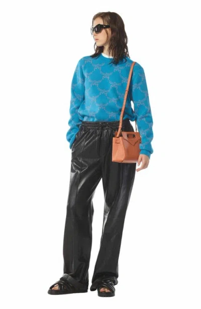 Mcm Caramel Leather Mini Soft Diamond Handbag