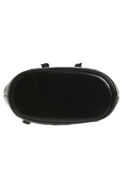 Tory Burch Kira Diamond Small Leather Backpack In Black