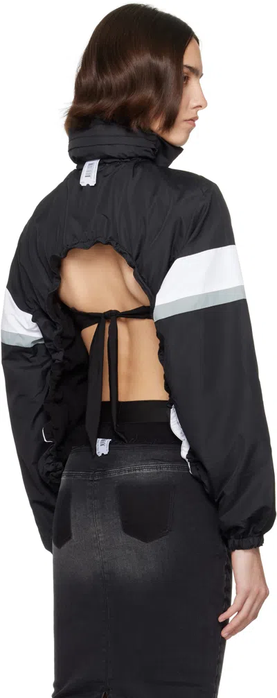 Prototypes Black Toggle Zip-up Jacket