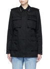 VALENTINO 'Rockstud Untitled 03' cotton gabardine field jacket