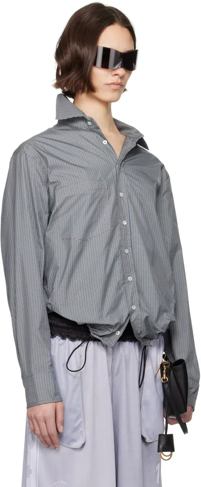 Prototypes Gray Open Back Shirt