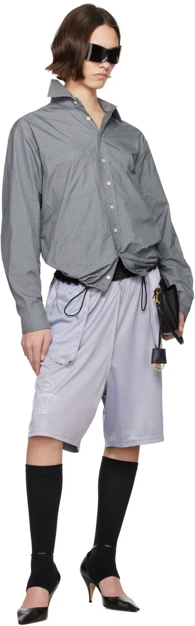 Prototypes Gray Open Back Shirt