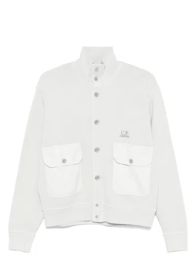 C.p. Company C.p.company Diagonal Fleece Cotton Sweatshirt In Multi