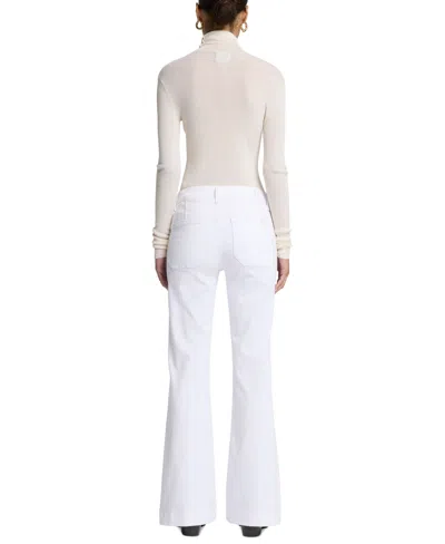 7 For All Mankind Women's Dojo Tailorless Patch-pocket Bootcut Jeans In Multi