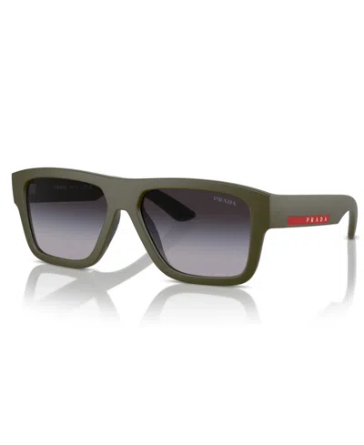 Prada Linea Rossa Man Sunglass Ps 04zs In Green