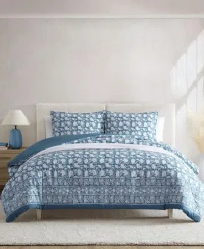 Nautica Bayport Floral Cotton Reversible 3-pc. Comforter Set, King