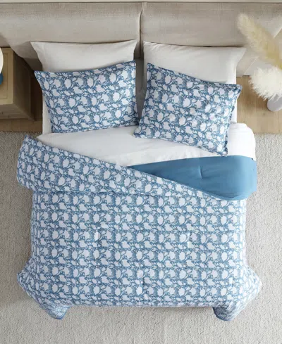 Nautica Bayport Floral Cotton Reversible 3-pc. Comforter Set, King