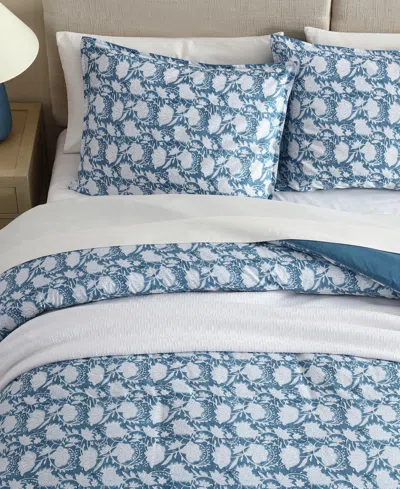 Nautica Bayport Floral Cotton Reversible 3-pc. Comforter Set, King
