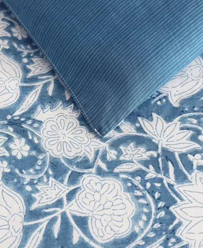 Nautica Bayport Floral Cotton Reversible 3-pc. Comforter Set, King