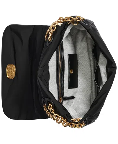 Donna Karan Crepe Small Nylon Shoulder With Chain Strap