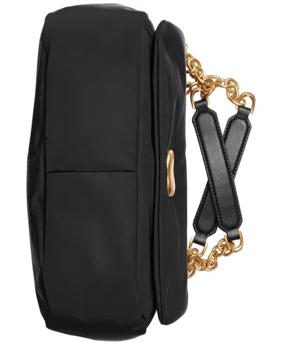 Donna Karan Crepe Small Nylon Shoulder With Chain Strap