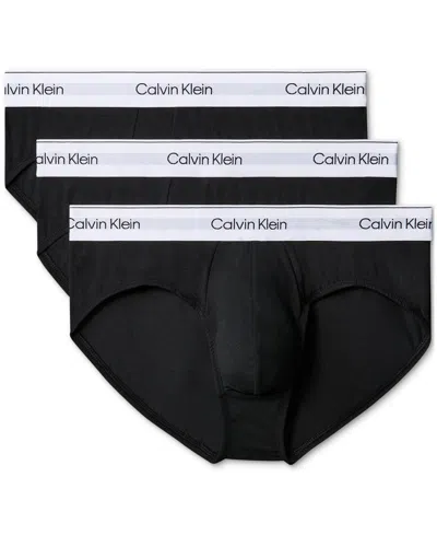 Calvin Klein 3 Pack Briefs In Black