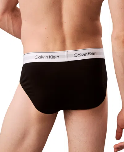Calvin Klein 3 Pack Briefs In Black