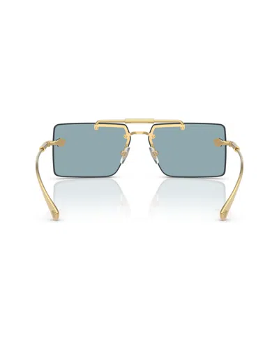 Versace 60mm Rectangular Sunglasses