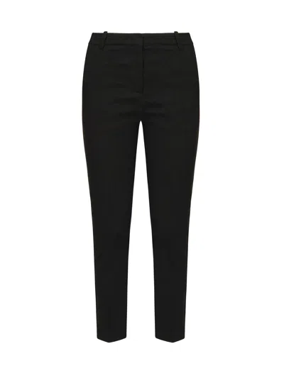 Pinko Black Slim-fit Tailored Trousers In Black
