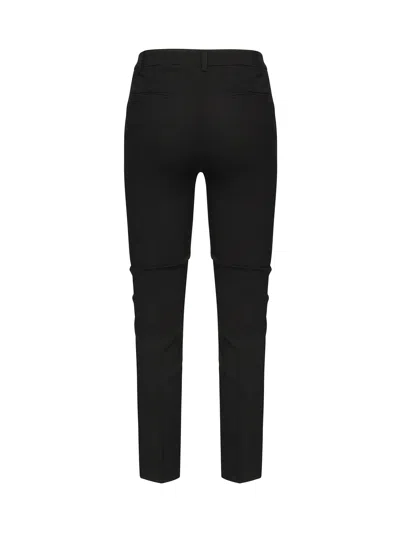 Pinko Black Slim-fit Tailored Trousers In Black