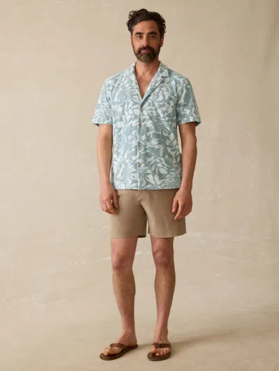 Faherty Short-sleeve Cabana Towel Terry Shirt