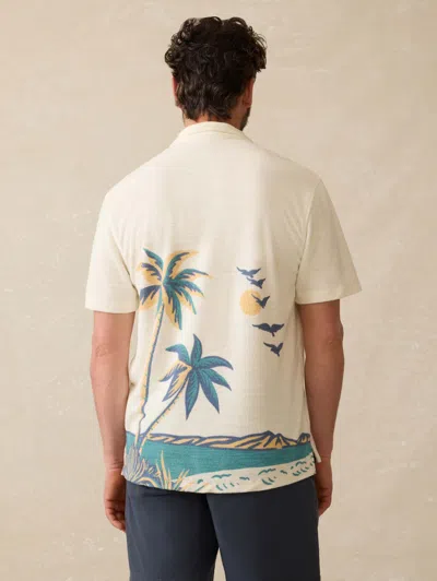 Faherty Short-sleeve Cabana Towel Terry Shirt