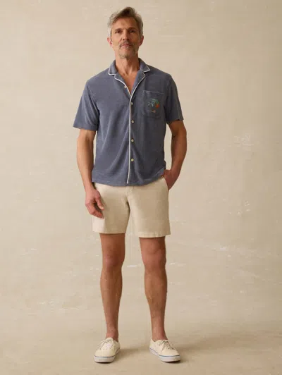 Faherty Short-sleeve Cabana Towel Terry Shirt