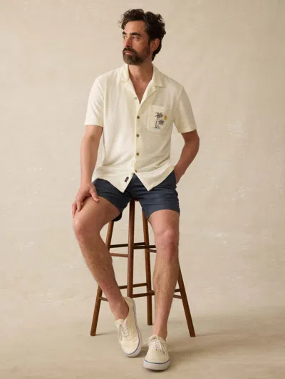 Faherty Short-sleeve Cabana Towel Terry Shirt