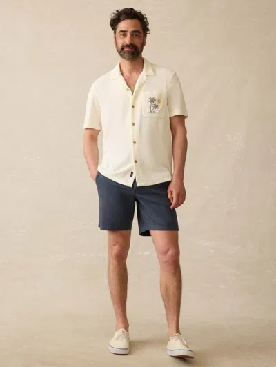 Faherty Short-sleeve Cabana Towel Terry Shirt