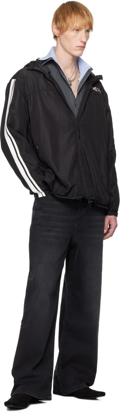 Prototypes Black Backless Tracksuit Jacket