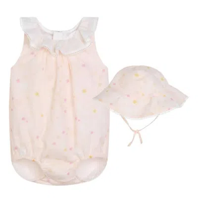 Chloé Chloe Kids Ruffle-collar Cotton Body Set