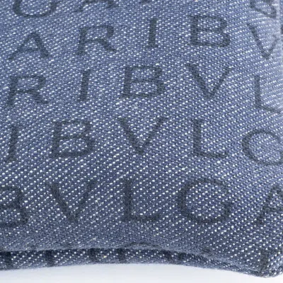 Pre-owned Bvlgari Black Blue Denim Shoulder Bag ()