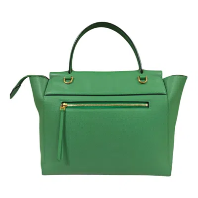 Pre-owned Celine Green Leather Shoulder Bag ()