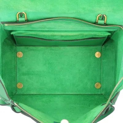Pre-owned Celine Green Leather Shoulder Bag ()