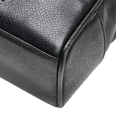 Pre-owned Chanel Black Grained Calfskin Tote Bag ()
