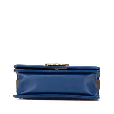 Pre-owned Chanel Blue Leather Shoulder Bag ()