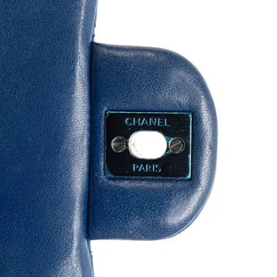 Pre-owned Chanel Matelasse Navy Leather Shoulder Bag ()