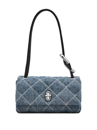 Marc Jacobs Quilted Chain Strap Top Handle Shoulder Bag In Blue
