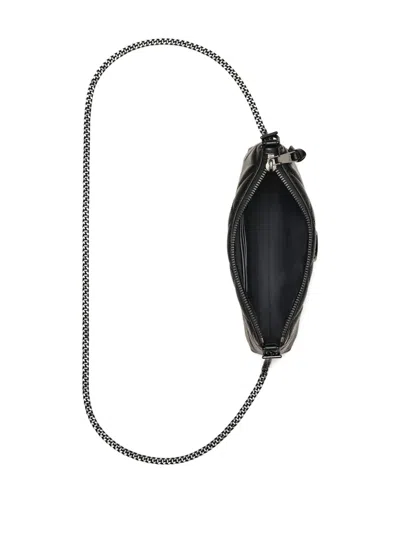 Marc Jacobs The Quilted Utility Snapshot Cross Body Bag In Black